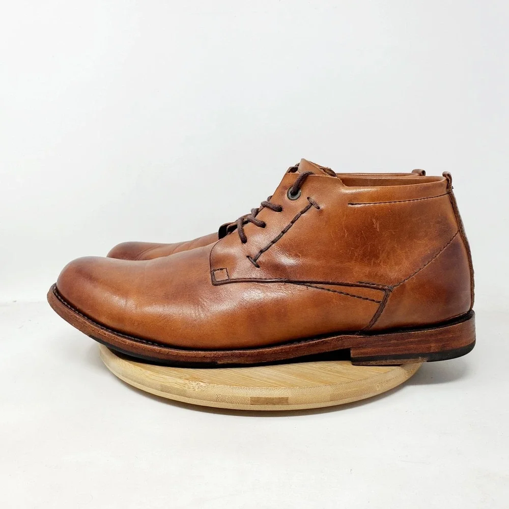 Sutro Boots Mens 10.5 D Lee Chukka Honey Brown Leather Lace Up Shoes
